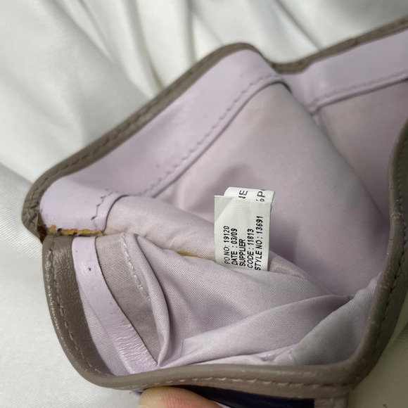 Radley London Brown Leather Zip Wallet Women's Small Dog Embossed Minimalist - Picture 10 of 14